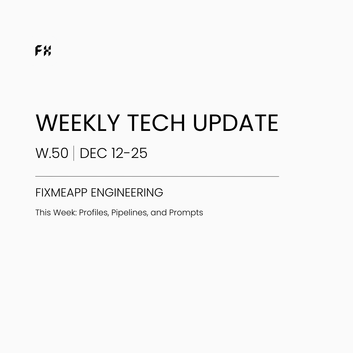Weekly Tech-update (W.50)